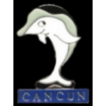 CITY OF CANCUN PIN DOLPHIN MEXICO PINS